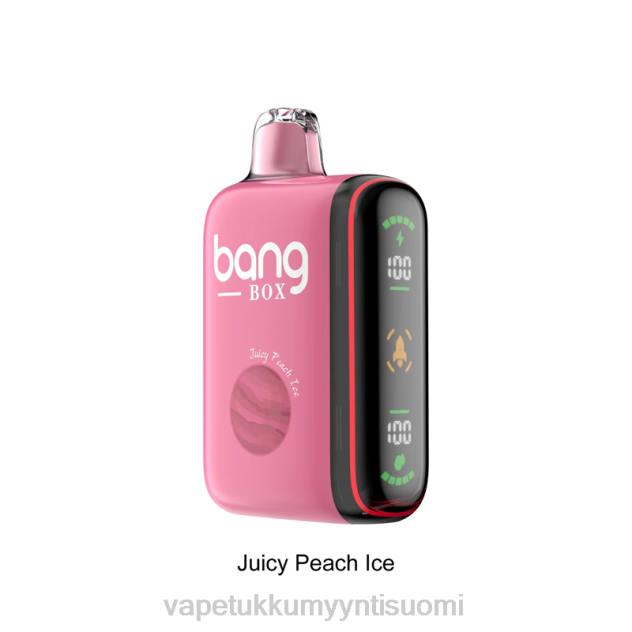 Bang Box 9000-18000 puhalluksen älykäs tehonäyttö mehukas persikkajää Vape Coil Wholesale - 28NT29