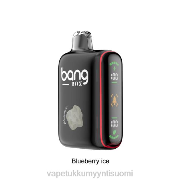 Bang Box 9000-18000 puhalluksen älykäs tehonäyttö mustikka jäätä Vape Tukkumyynti Suomi - 28NT32