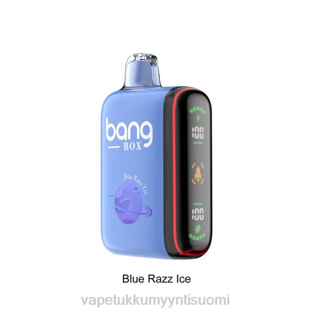 Bang Box 9000-18000 puhalluksen älykäs tehonäyttö sininen razz-jää Vape Juice Bottles Wholesale - 28NT26