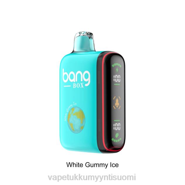 Bang Box 9000-18000 puhalluksen älykäs tehonäyttö valkoinen kuminen jää Höyrystää Vape - 28NT30