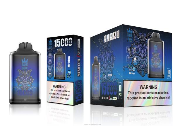 Bang Box s1-15 000 puhallusta herra sininen Vape Wholesale Suomi - 28NT109