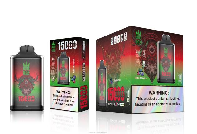 Bang Box s1-15 000 puhallusta kolminkertainen marjajää Vape Juice Bottles Wholesale - 28NT104