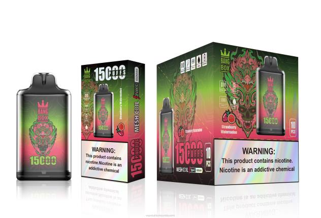 Bang Box s1-15 000 puhallusta mansikka vesimeloni Elux Vape Juice Wholesale - 28NT103
