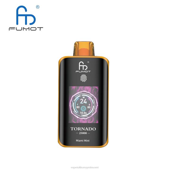E Liquid Wholesale - Fumot Tornado 25000 kertakäyttöistä höyryä miami minttu F0268