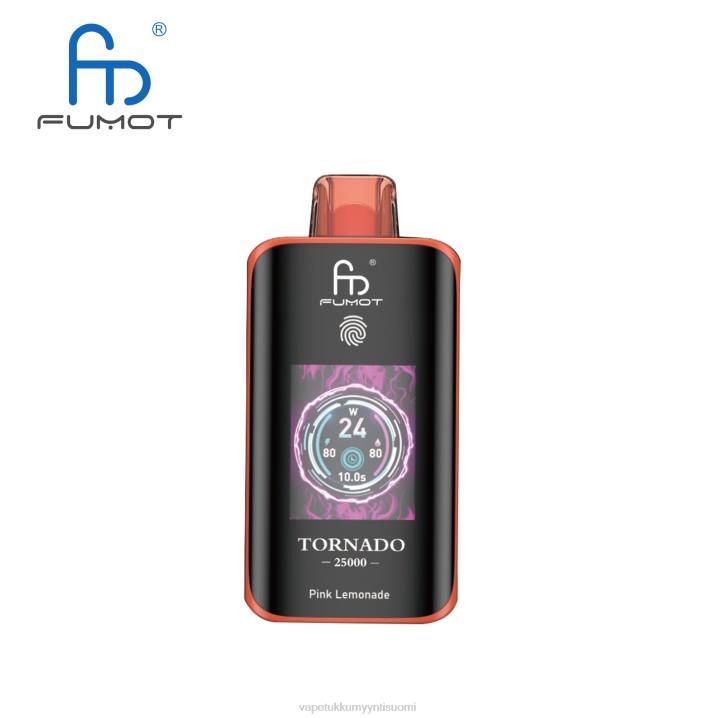 Höyrystää Vape - Fumot Tornado 25000 kertakäyttöistä höyryä vaaleanpunainen limonadi F02610