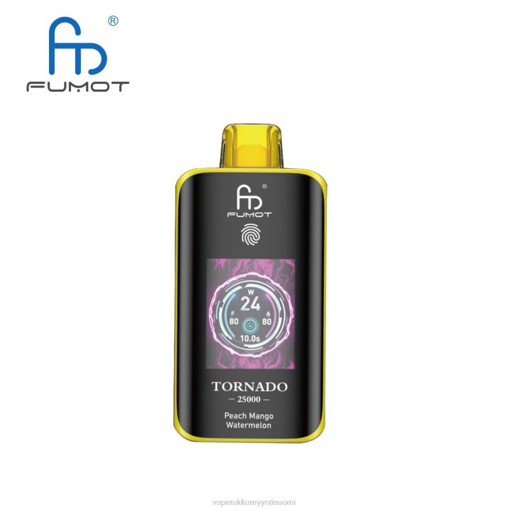 Vape Coil Wholesale - Fumot Tornado 25000 kertakäyttöistä höyryä persikka mango vesimeloni F0269
