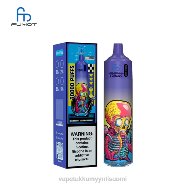 Vape Juice Bottles Wholesale - Fumot Tornado 30k musiikkia mustikka hapan vadelma 60BB6