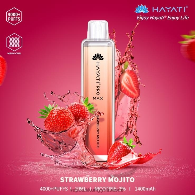 elux vape juice wholesale 662RF175 mansikka mojito Hayati Pro Max 4000