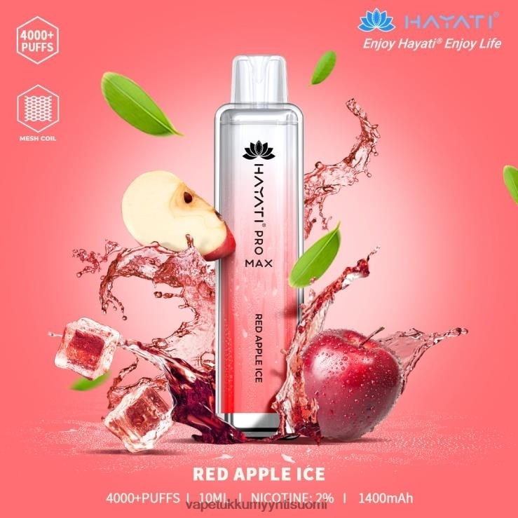 höyrystää vape 662RF170 punaisen omenan jäätä Hayati Pro Max 4000