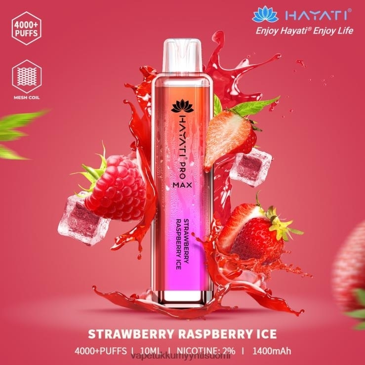vape juice bottles wholesale 662RF176 mansikka vadelma jää Hayati Pro Max 4000