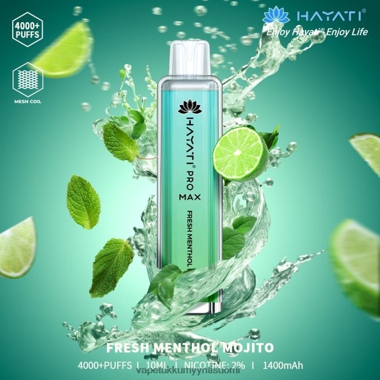 vape juice wholesale 662RF187 tuore mentoli-mojito Hayati Pro Max 4000