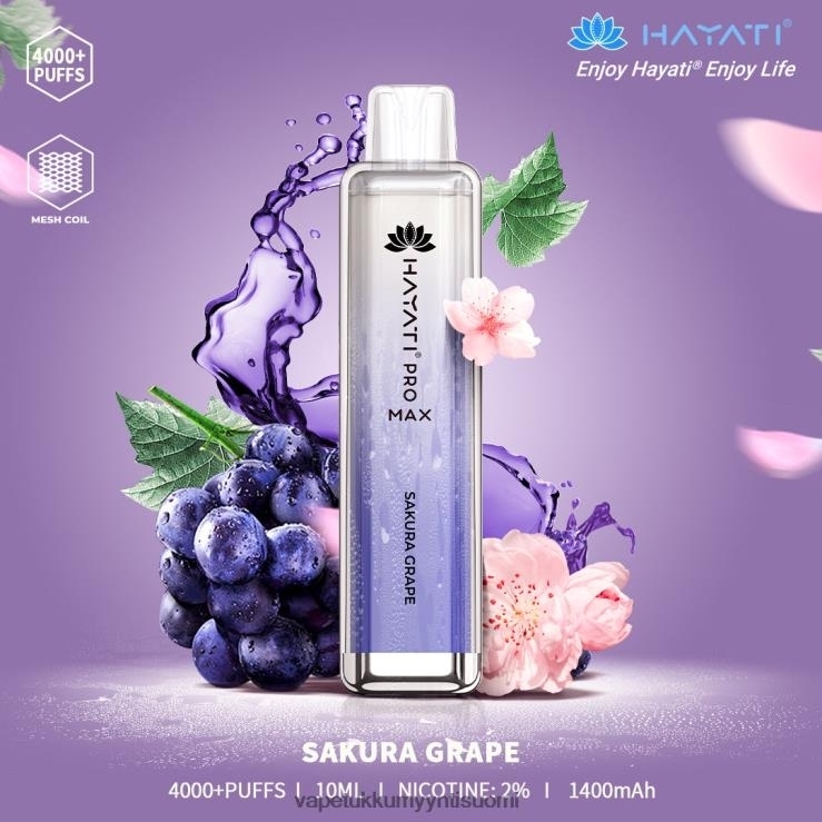 vape wholesale helsinki 662RF173 sakura rypäle Hayati Pro Max 4000