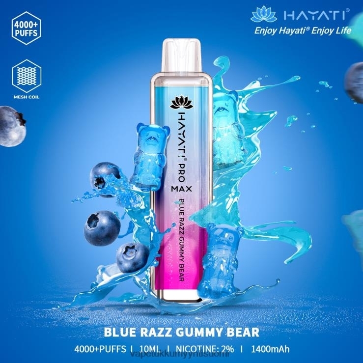 vape wholesale helsinki 662RF183 sininen razz-kumikarhu Hayati Pro Max 4000