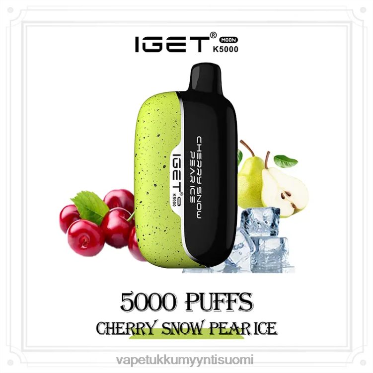 IGET Moon k5000 kirsikka lumi päärynä jää T44R45 - Elux Vape Juice Wholesale