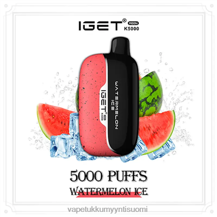 IGET Moon k5000 vesimeloni jäätä T44R48 - E Liquid Wholesale