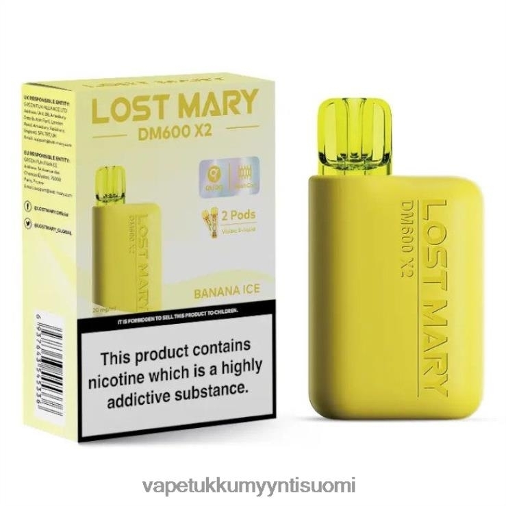 elux vape juice wholesale 662RF465 banaani jää LOST MARY DM600 X2