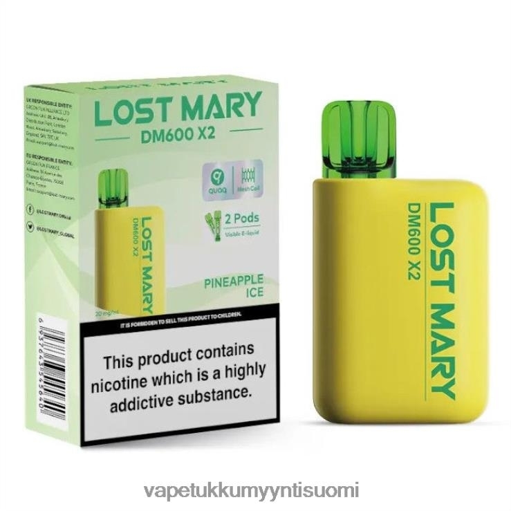 vape juice wholesale 662RF477 ananas jäätä LOST MARY DM600 X2