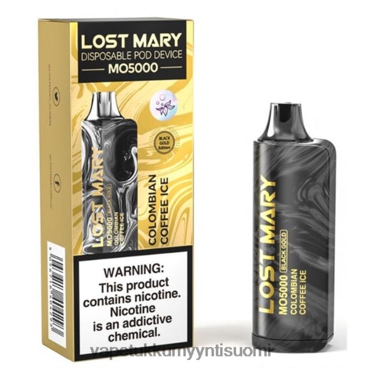 vape wholesale online 662RF344 kolumbialainen kahvijäätelö LOST MARY MO5000 musta kulta 10ml