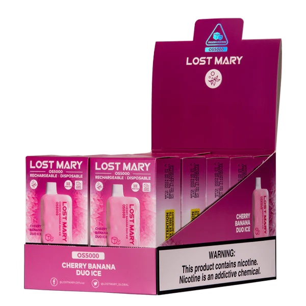 e liquid wholesale 662RF108 kirsikka banaani duo jää LOST MARY OS5000