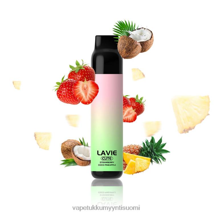 Vape Wholesale Suomi - LAVIE BAR 3000 hengitystä mansikka coco omena 48HJT291