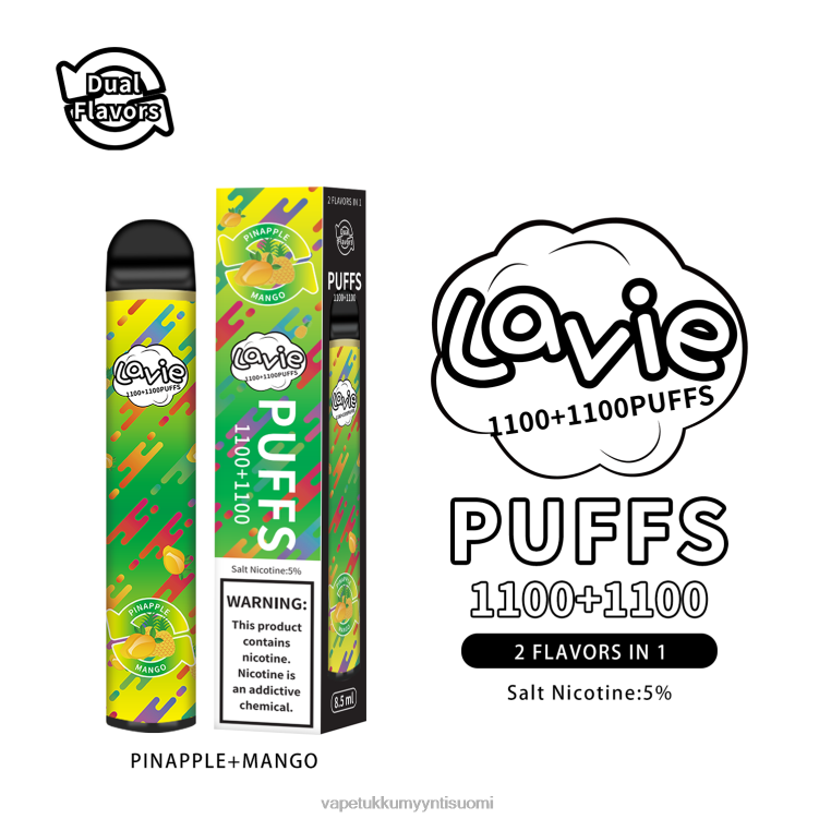 Vape Juice Bottles Wholesale - LAVIE BAR Switch 2200 suihketta ananas/mango 48HJT296