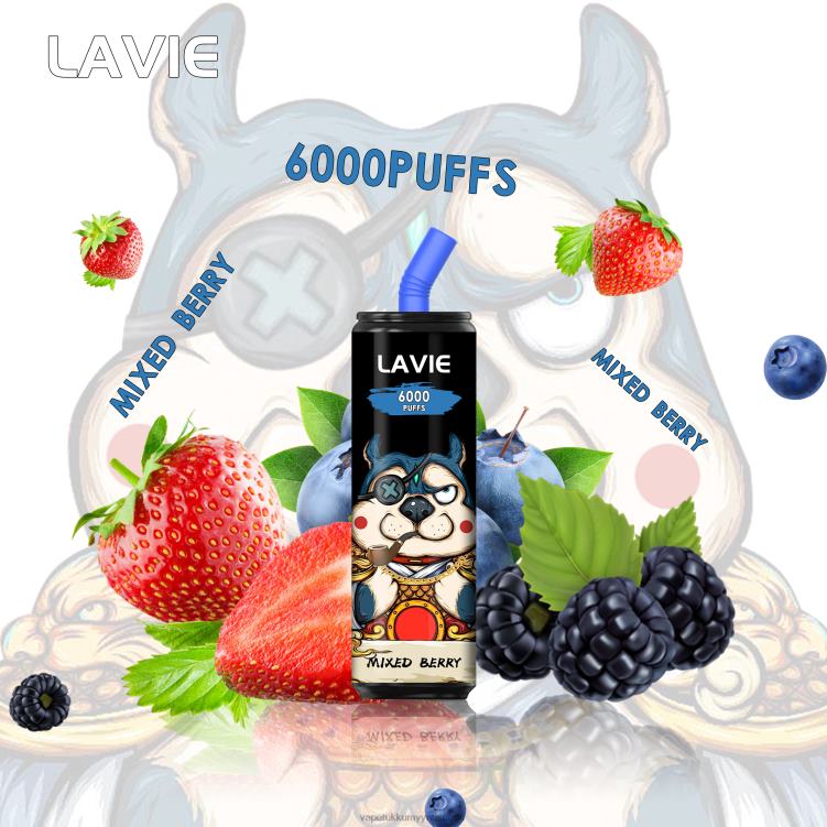 Vape Tukkumyynti Suomi - LAVIE Coke BAR 6000 hengitystä sekoitettu marja 48HJT272