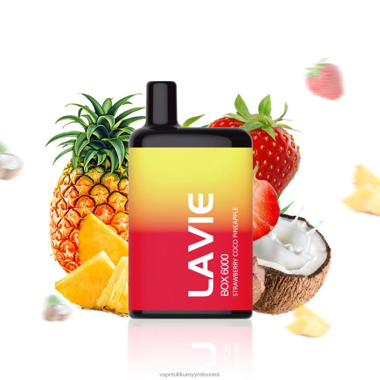 Elux Vape Juice Wholesale - LAVIE BOX 6000 hengitystä mansikka coco ananas 48HJT205