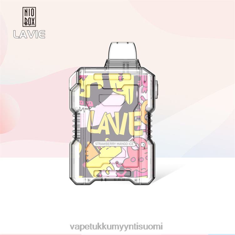 Höyrystää Vape - LAVIE NIO BOX 9000 hengitystä mansikka mango jää 48HJT190
