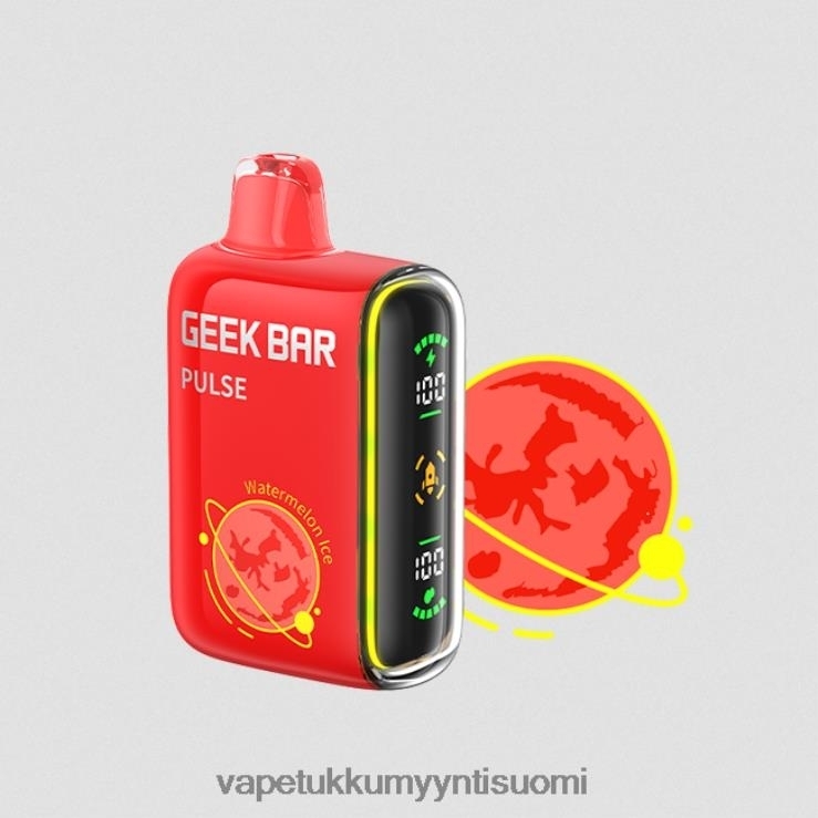 höyrystää vape 662RF80 vesimeloni jäätä GEEK BAR Pulse planet edition 7500 puffs/15000 puffs