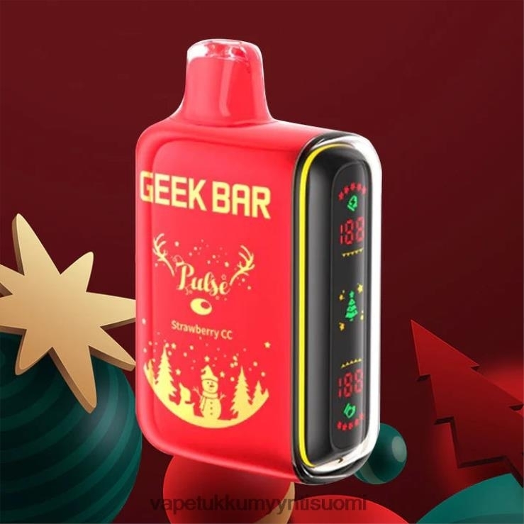 vape juice bottles wholesale 662RF86 mansikka cc GEEK BAR Pulse lomapainos 7500 puffaa/15000 puffaa