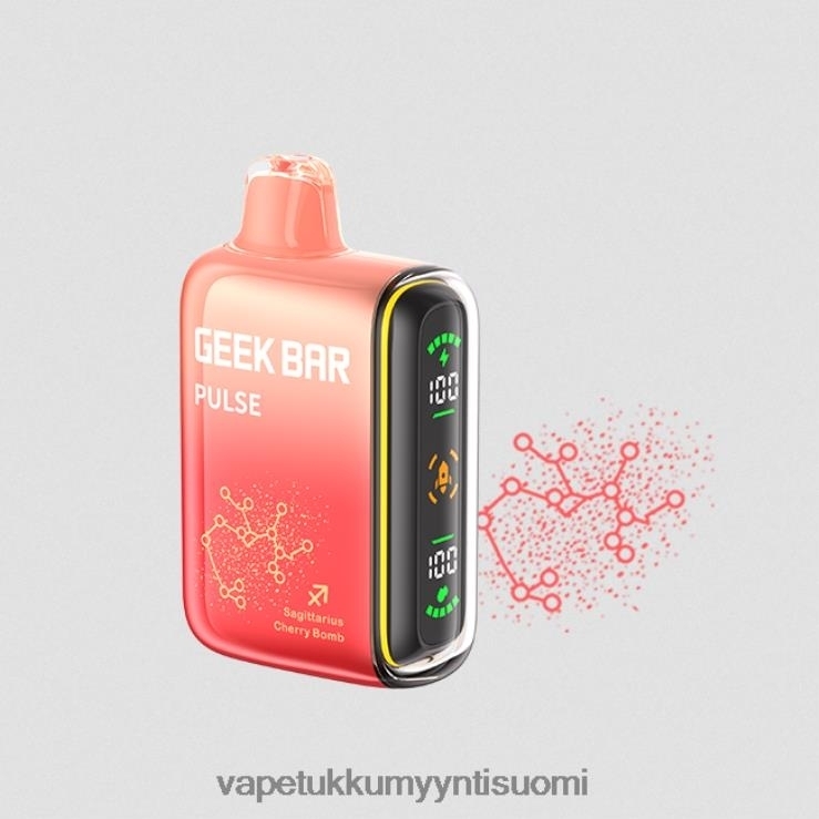 vape tukkumyynti suomi 662RF72 Kirsikkapommi GEEK BAR Pulse zodiac-painos 7500 puffs/15000 puffs