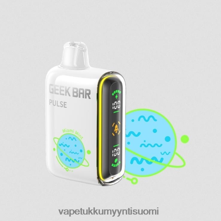 vape wholesale online 662RF74 miami minttu GEEK BAR Pulse planet edition 7500 puffs/15000 puffs