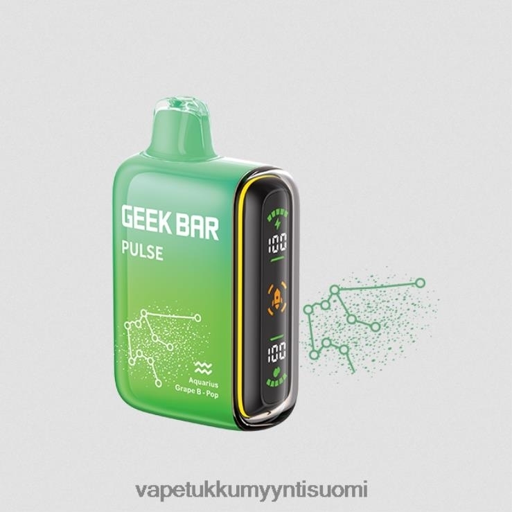vape wholesale suomi 662RF71 rypäleen puhalluspoppi GEEK BAR Pulse zodiac-painos 7500 puffs/15000 puffs