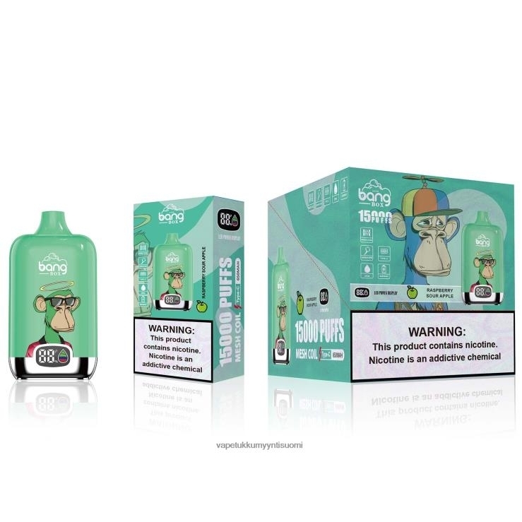 elux vape juice wholesale 662RF135 vadelma hapan omena Bang Box 15 000