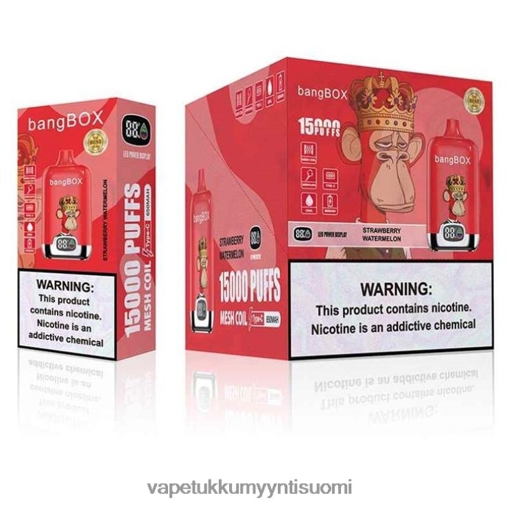 vape juice bottles wholesale 662RF136 mansikka vesimeloni Bang Box 15 000