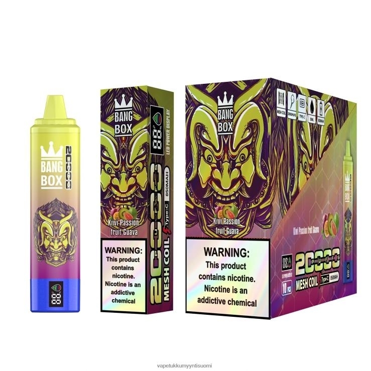 vape juice wholesale 662RF127 kiivi passionhedelmä guava Bang Box 20 000