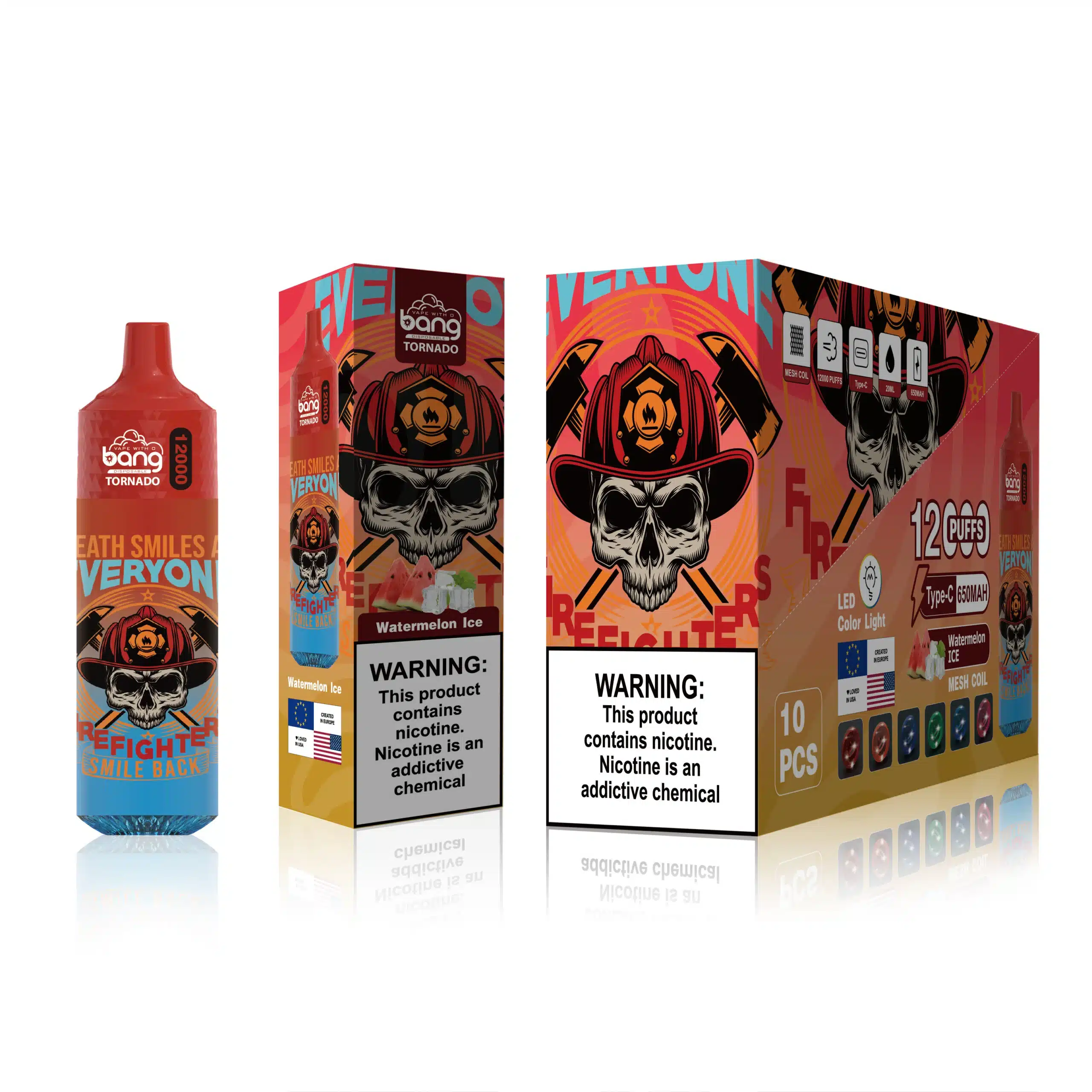 vape tukkumyynti suomi 662RF122 vesimeloni jäätä Bang Box 12000 suihketta
