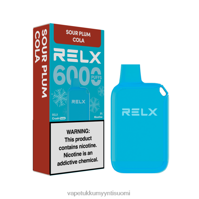RELX Crush Pocket 6000 jäätä hapan luumu cola DFNV219 Vape Coil Wholesale