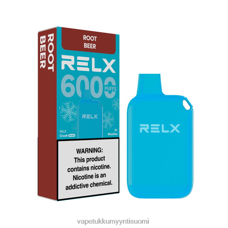 RELX Crush Pocket 6000 jäätä juuri olutta DFNV220 Höyrystää Vape