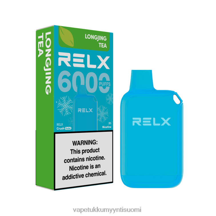 RELX Crush Pocket 6000 jäätä longjing teetä DFNV29 Vape Coil Wholesale