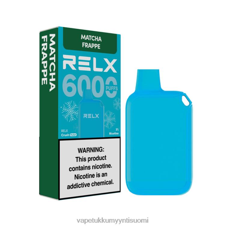 RELX Crush Pocket 6000 jäätä matcha frappe DFNV217 Vape Juice Wholesale