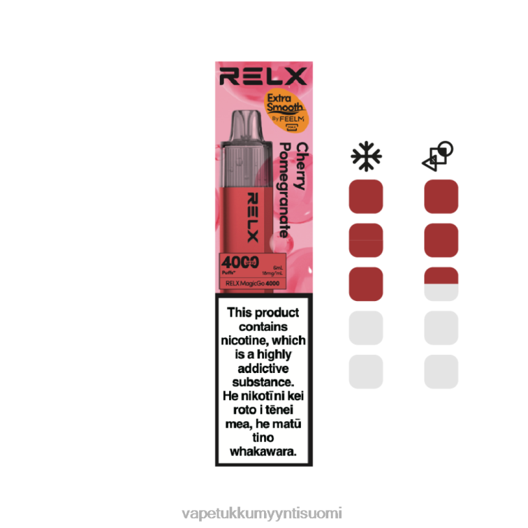 RELX MagicGo 4000 kertakäyttöistä höyryä kirsikka granaattiomena DFNV28 E Liquid Wholesale