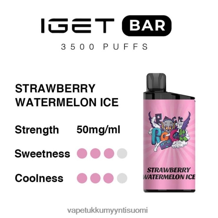 vape coil wholesale 662RF89 mansikka vesimeloni jää IGET BAR 3500 5% nikotiinia