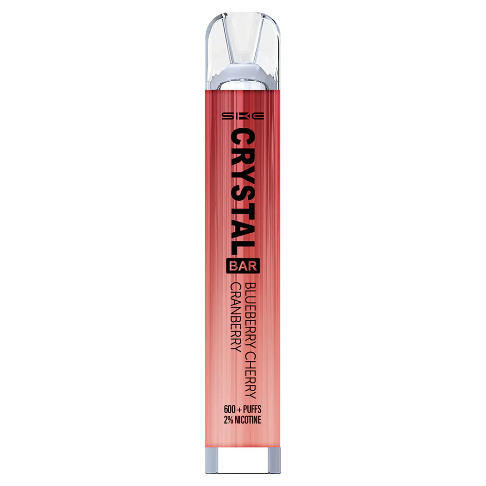 e liquid wholesale 662RF268 mustikka kirsikka karpalo SKE Crystal Bar kertakäyttöinen vape 600 suihketta