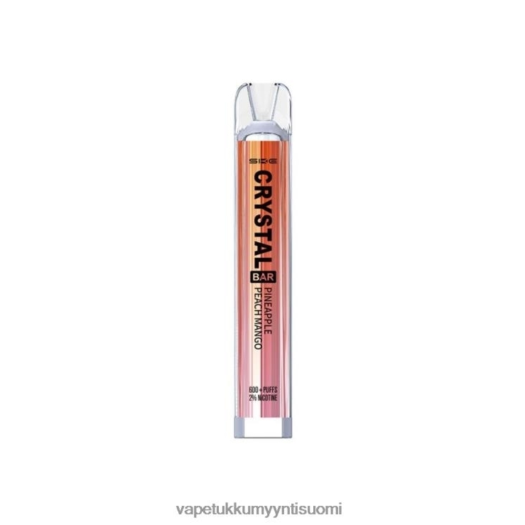 höyrystää vape 662RF260 ananas persikka mango SKE Crystal Bar kertakäyttöinen vape 600 suihketta