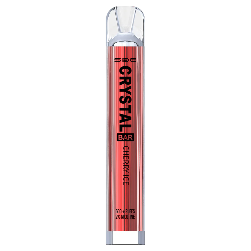 vape coil wholesale 662RF269 kirsikka jää SKE Crystal Bar kertakäyttöinen vape 600 suihketta