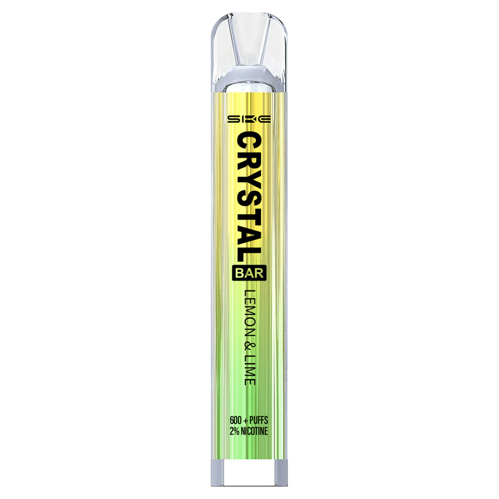 vape tukkumyynti suomi 662RF262 Sitruuna lime SKE Crystal Bar kertakäyttöinen vape 600 suihketta
