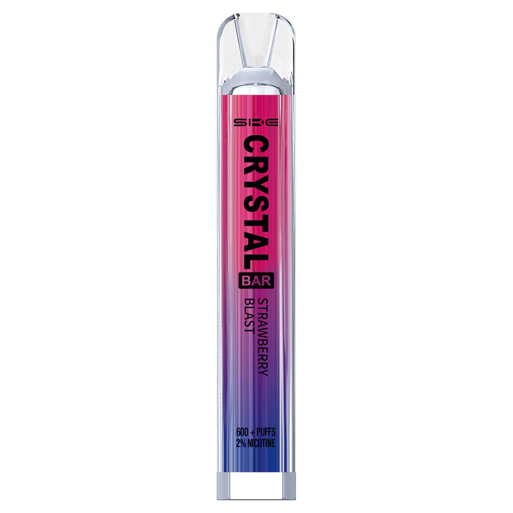 vape wholesale helsinki 662RF263 mansikka räjähdys SKE Crystal Bar kertakäyttöinen vape 600 suihketta