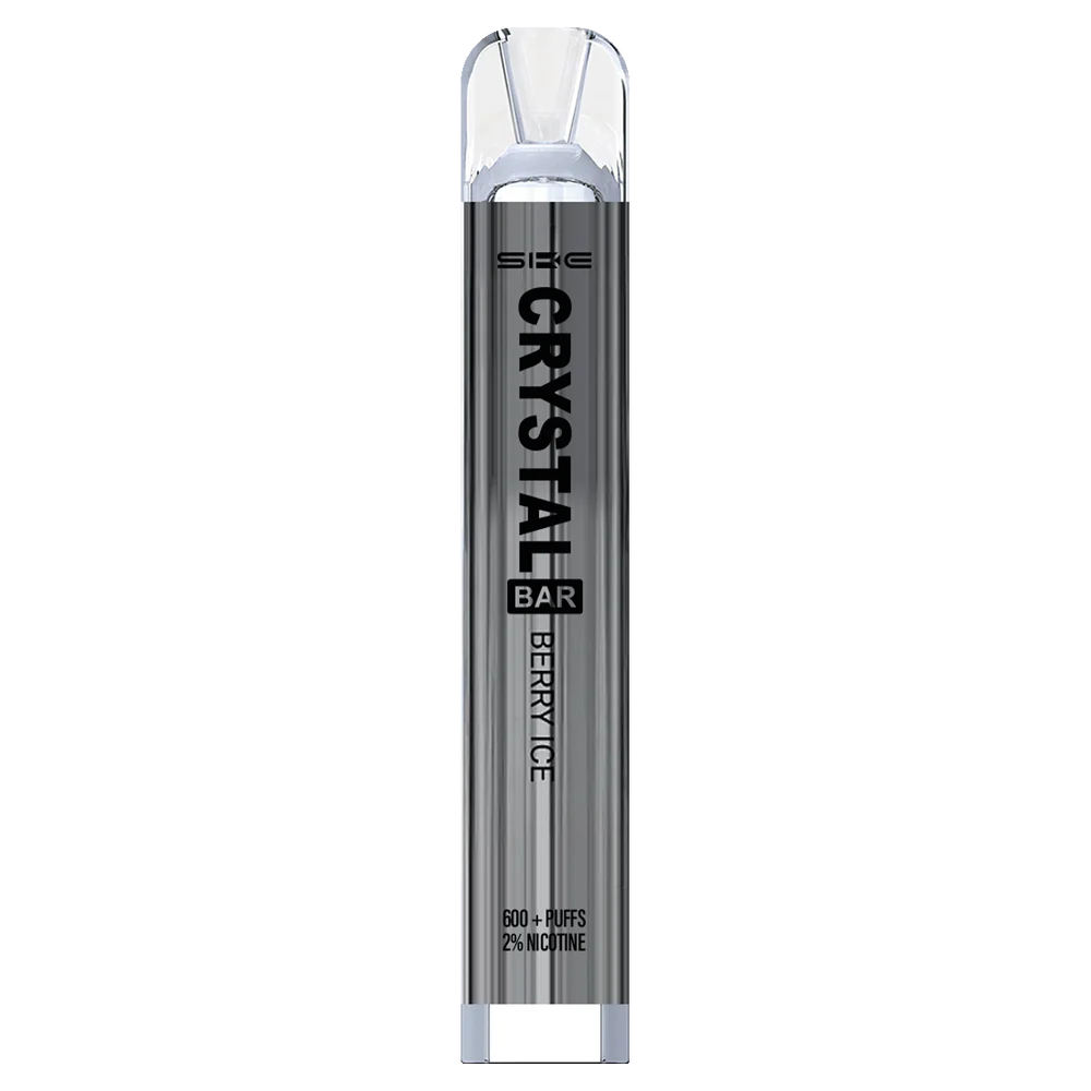 vape wholesale online 662RF264 mustikka jäätä SKE Crystal Bar kertakäyttöinen vape 600 suihketta