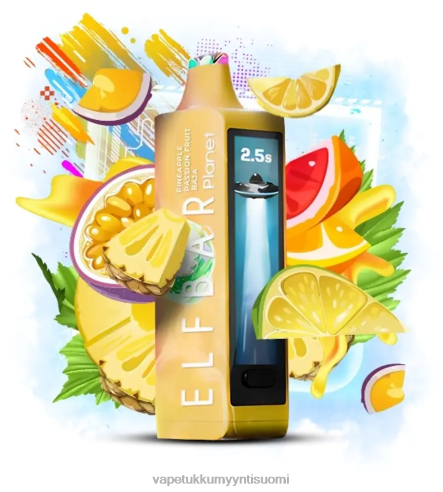 Vape Juice Wholesale - Elf Bar Planet 25 000 ananas passionhedelmä baja J446V27